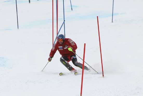 Galeria: Ivica Kostelic - trening slalomu