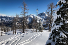 Nassfeld w Karyntii, Austria - marzec 2020