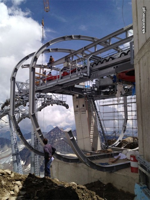 Galeria: Nowa gondola na lodowcu Pitztal