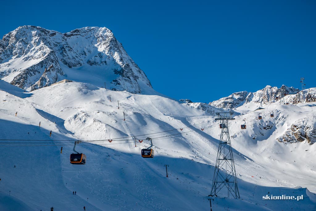 Galeria: Kolej 3S Eisgratbahn na lodowiec Stubai