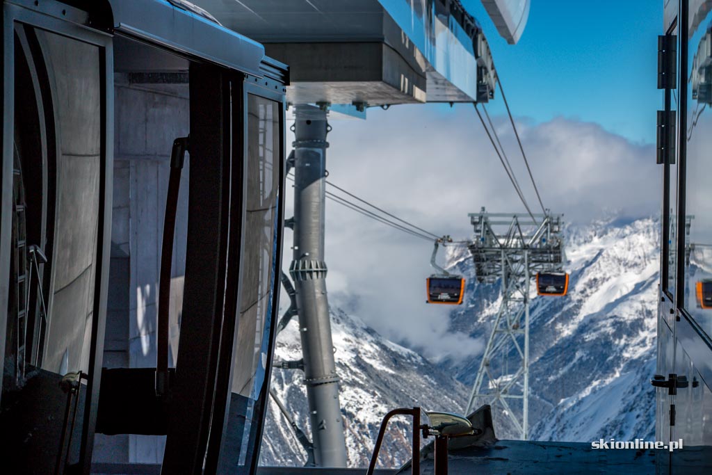 Galeria: Kolej 3S Eisgratbahn na lodowiec Stubai