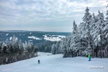 Ski centrum Říčky w Czechach - luty 2017