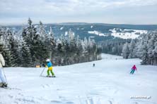 Ski centrum Říčky w Czechach - luty 2017