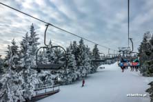 Ski centrum Říčky w Czechach - luty 2017
