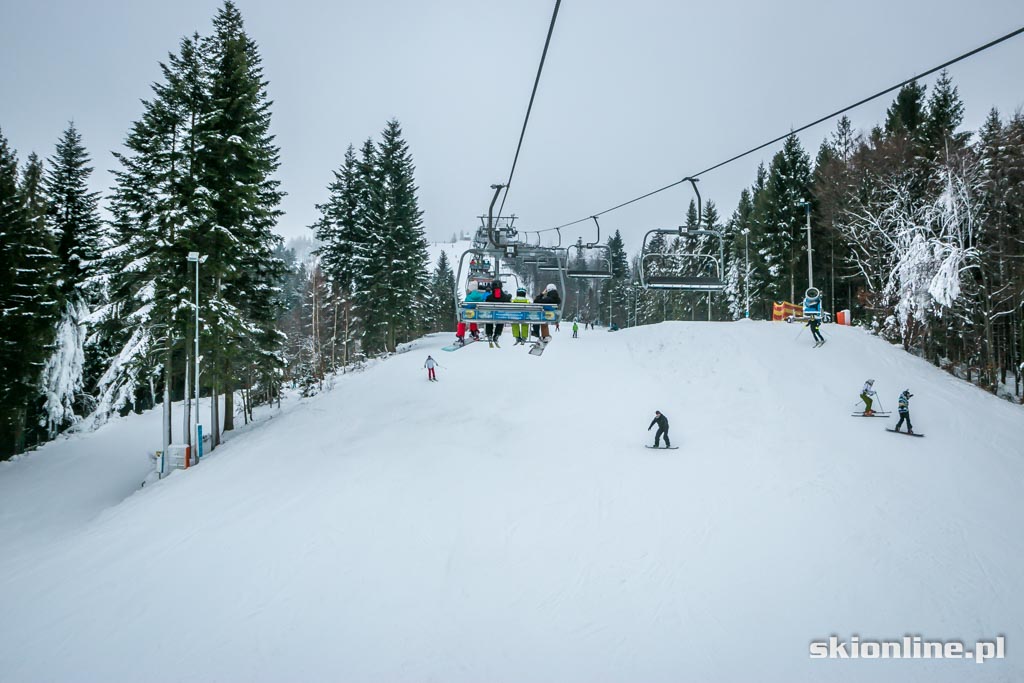 Galeria: Wisła Cieńków warunki narciarskie 2.01.2015