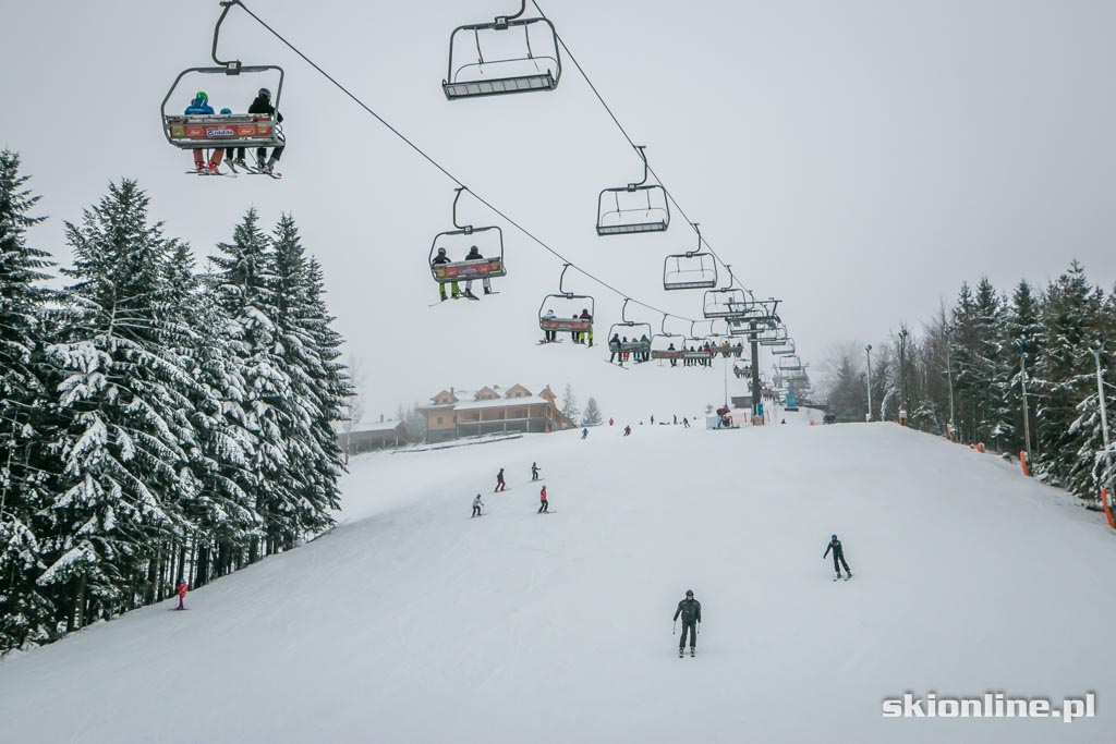 Galeria: Wisła Cieńków warunki narciarskie 2.01.2015
