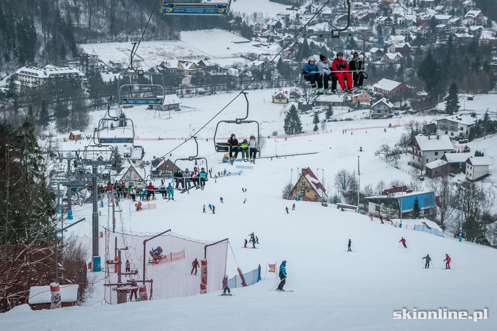 Galeria: Wisła Cieńków warunki narciarskie 2.01.2015