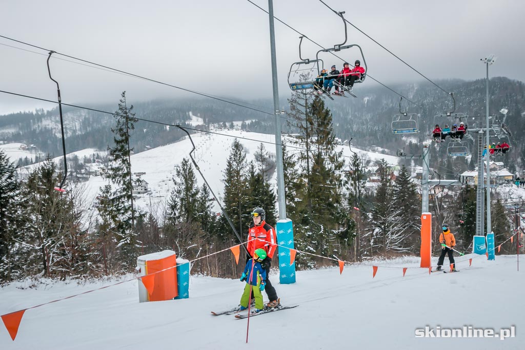 Galeria: Wisła Cieńków warunki narciarskie 2.01.2015