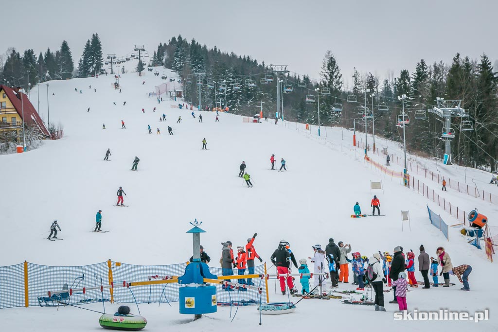 Galeria: Wisła Cieńków warunki narciarskie 2.01.2015