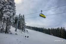 Czarna Góra na biało - warunki 11.02.2017