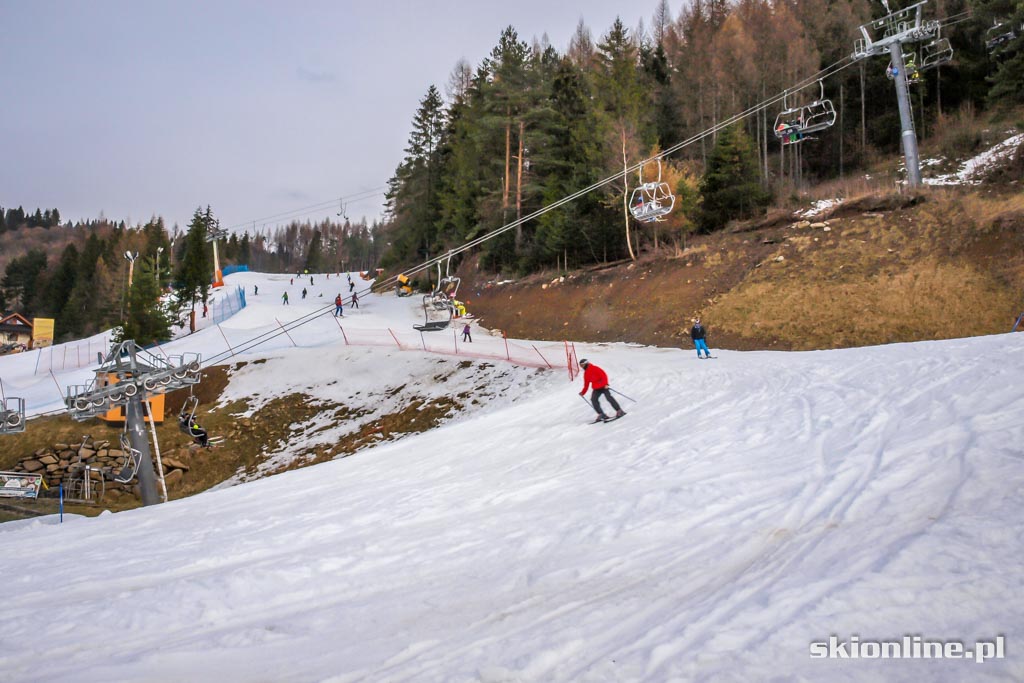 Galeria: Czorsztyn-Ski - warunki narciarskie 18 lutego 2016