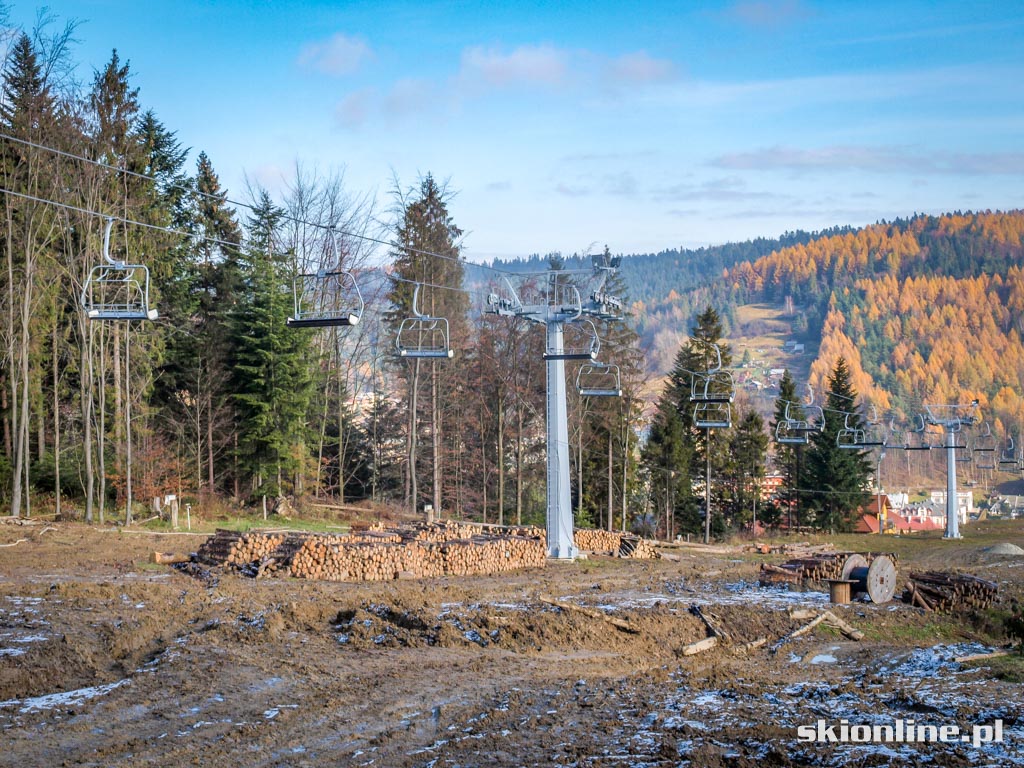 Galeria: Nowa kolej i trasa zjazdowa w stacji Henryk-Ski