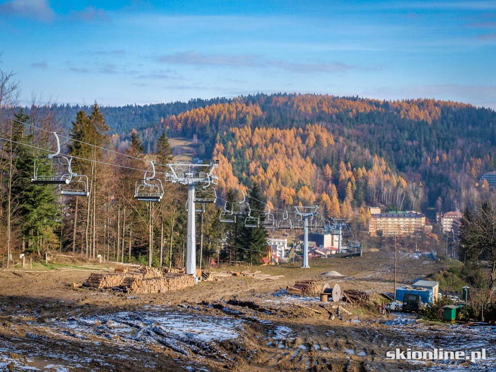 Galeria: Nowa kolej i trasa zjazdowa w stacji Henryk-Ski