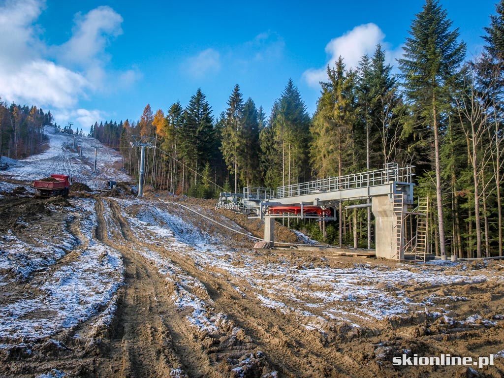 Galeria: Nowa kolej i trasa zjazdowa w stacji Henryk-Ski