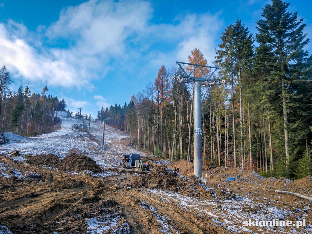 Galeria: Nowa kolej i trasa zjazdowa w stacji Henryk-Ski