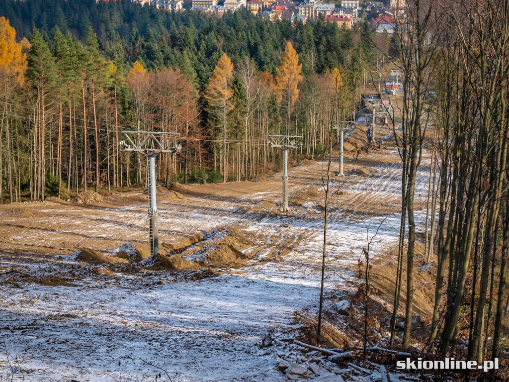 Galeria: Nowa kolej i trasa zjazdowa w stacji Henryk-Ski