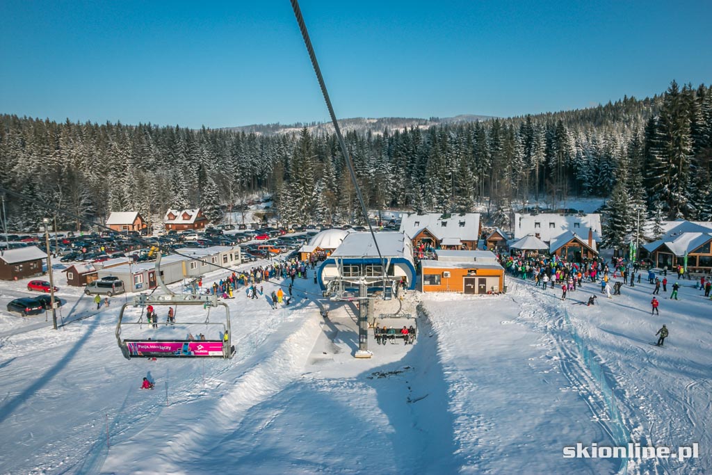 Galeria: Złoty Groń warunki narciarskie 27 grudnia 2014