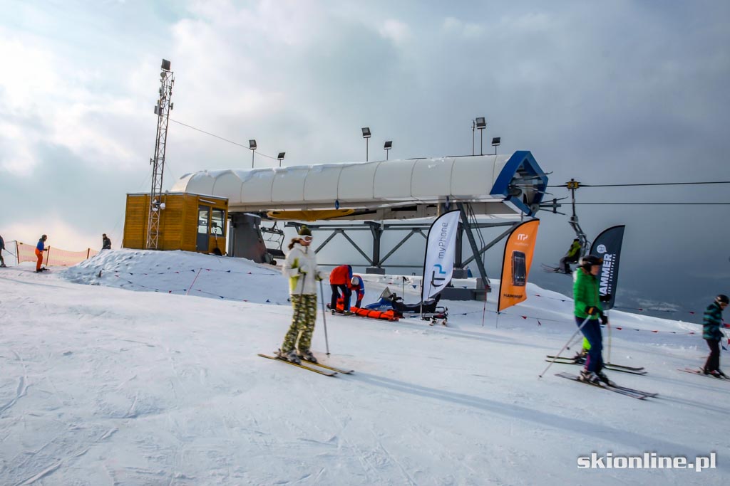 Galeria: Złoty Groń - warunki narciarskie 20.02.2016
