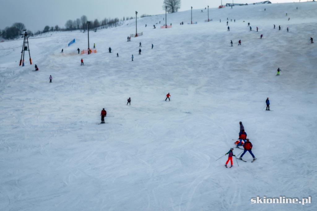 Galeria: Złoty Groń - warunki narciarskie 20.02.2016