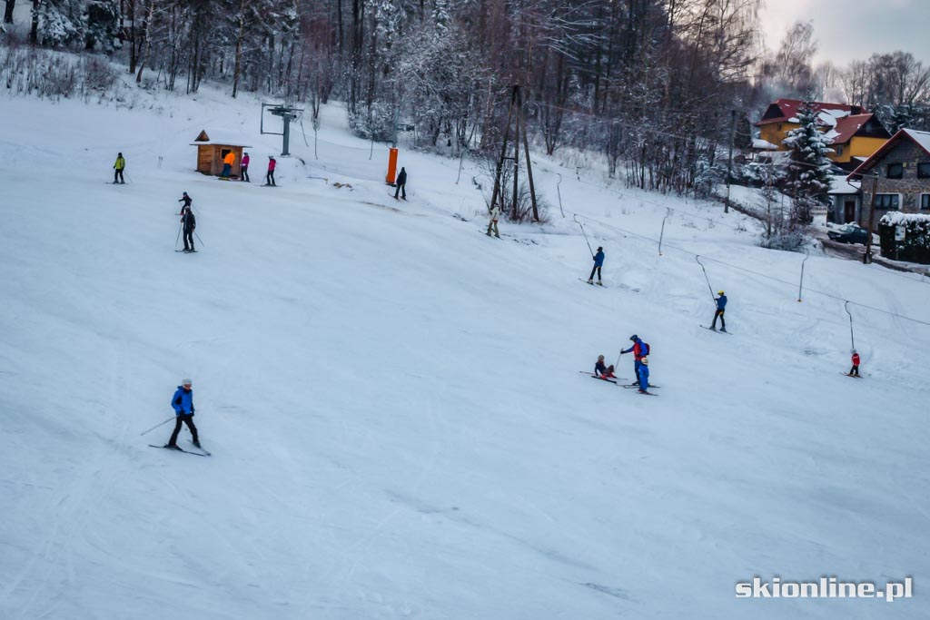 Galeria: Złoty Groń - warunki narciarskie 20.02.2016