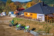 Stacja Kasina-Ski - budowa nowej, 6-os. kolei