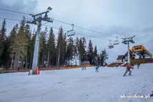 Małe Ciche - warunki narciarskie 18 lutego 2016