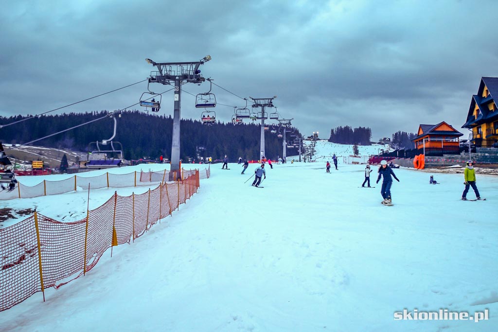 Galeria: Małe Ciche - warunki narciarskie 18 lutego 2016