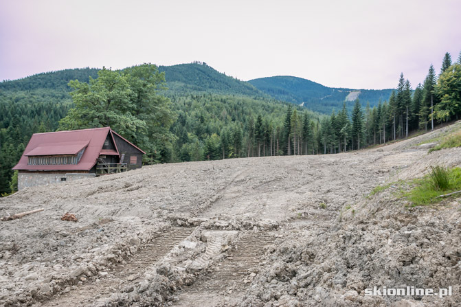 Galeria: Pilsko - budowa nowego krzesła na Buczynkę 2014.08