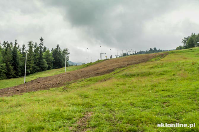 Galeria: Pilsko, Korbielów przygotowania do budowy krzesła