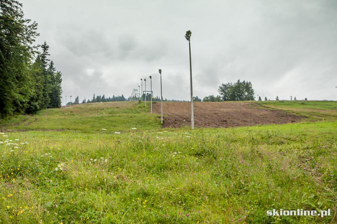 Galeria: Pilsko, Korbielów przygotowania do budowy krzesła