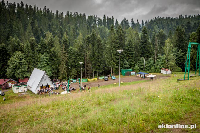 Galeria: Pilsko, Korbielów przygotowania do budowy krzesła