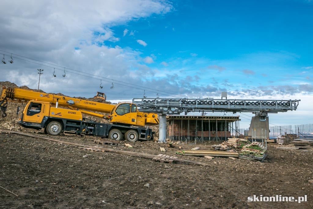 Galeria: Budowa nowego krzesła na Pilsku - dolna stacja