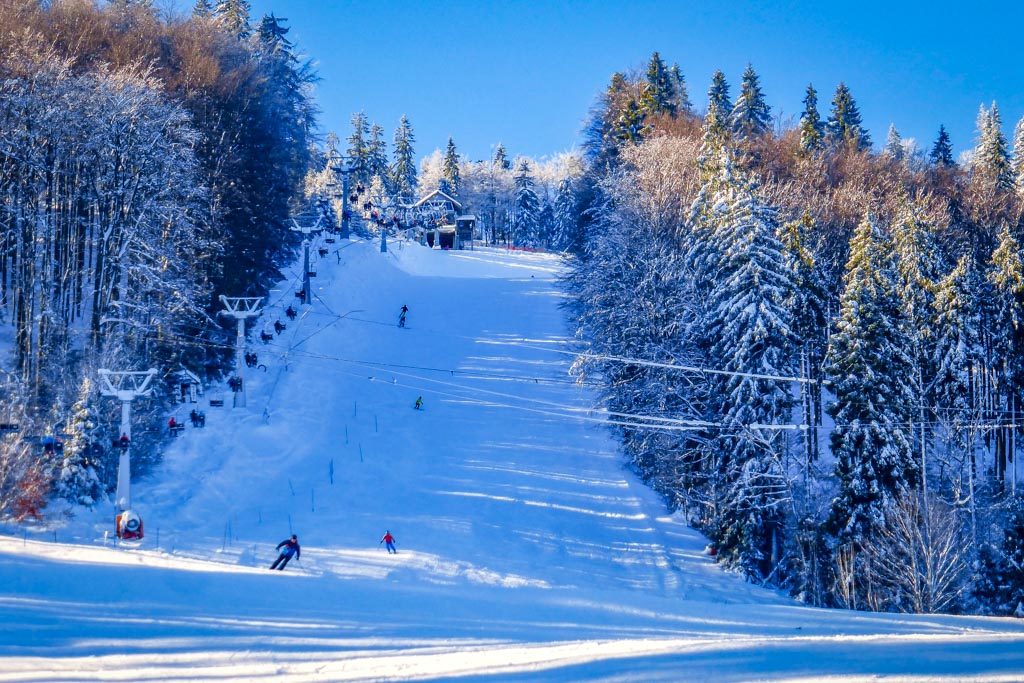 Galeria: Ośrodek narciarski Stożek w Wiśle - 4.12.2016