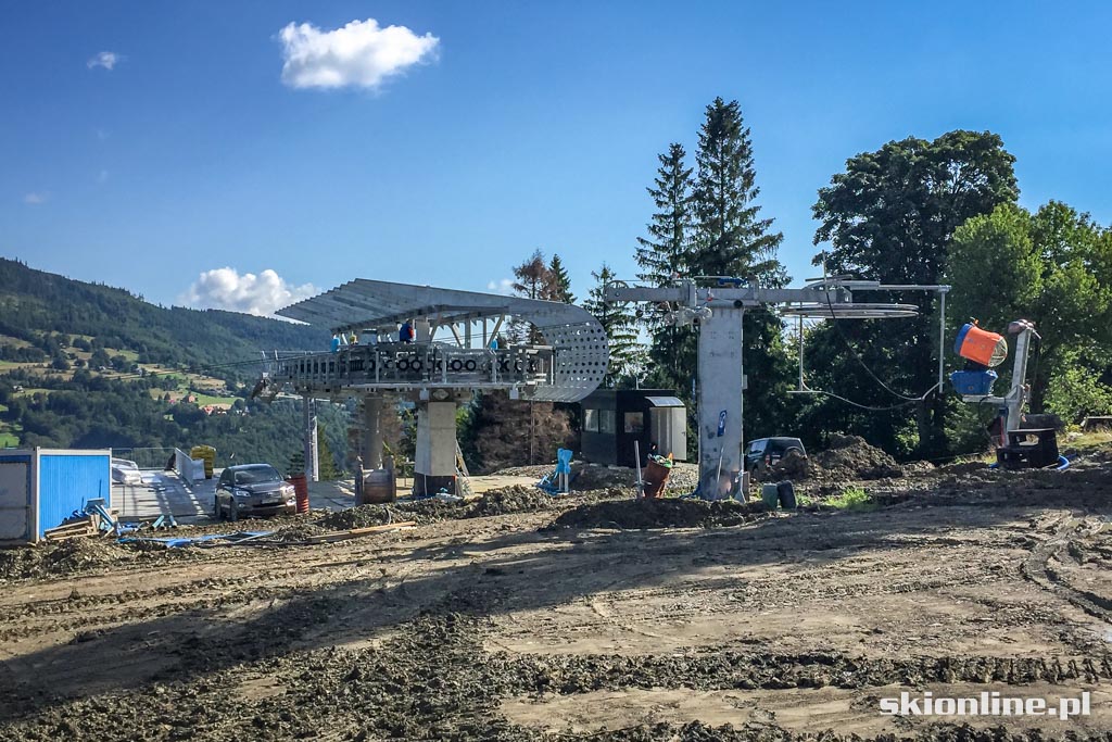 Galeria: Beskid Sport Arena - budowa stacji, sierpień 2016