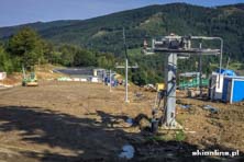 Beskid Sport Arena - budowa stacji, sierpień 2016