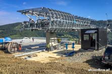 Beskid Sport Arena - budowa stacji, sierpień 2016