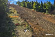 Beskid Sport Arena - budowa czarnej trasy