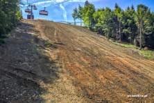 Beskid Sport Arena - budowa czarnej trasy