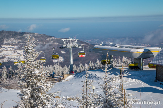 Galeria: Szczyrk, Skrzyczne warunki narciarskie 10.02.2014