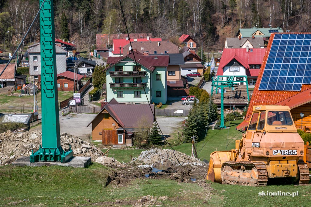 Galeria: Szczyrk -przebudowa kolei na Skrzyczne rozpoczęta