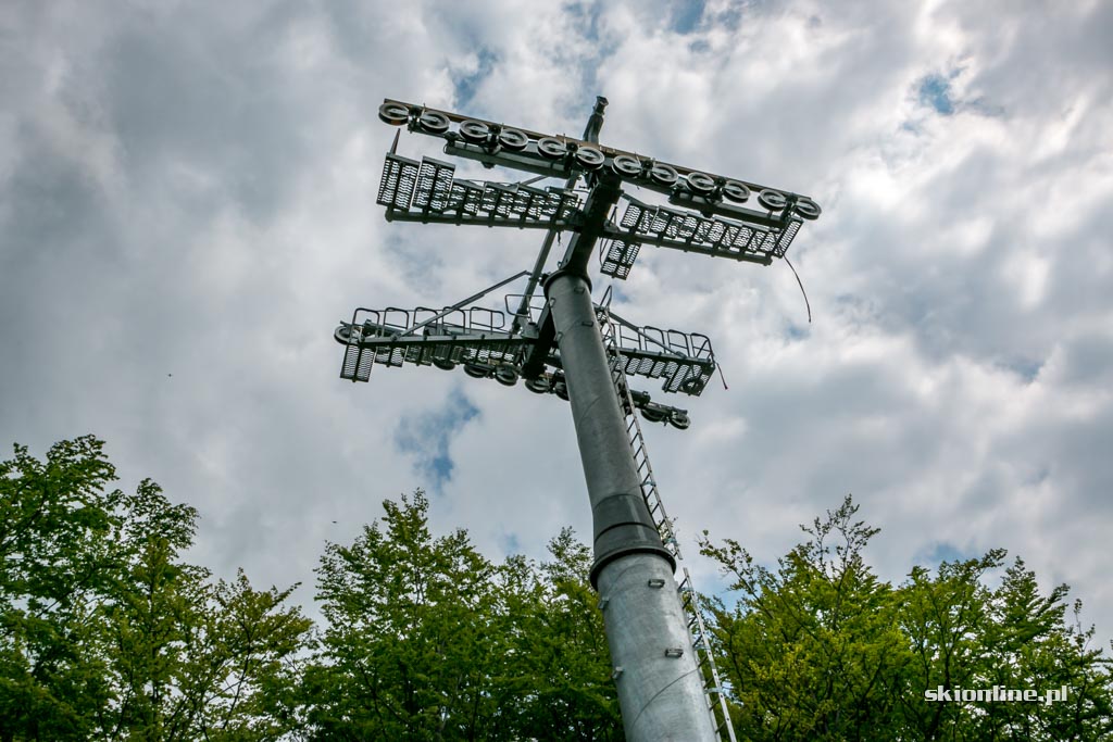Galeria: COS Szczyrk - budowa nowej 4-os. kolei (maj 2017)