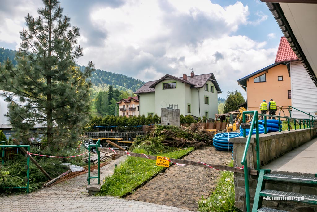 Galeria: COS Szczyrk - budowa nowej 4-os. kolei (maj 2017)