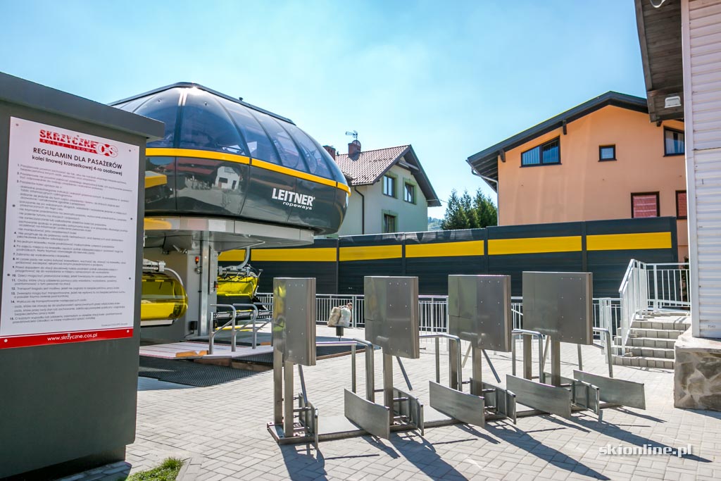 Galeria: COS Szczyrk - budowa nowej 4-os. kolei (sier 2017)