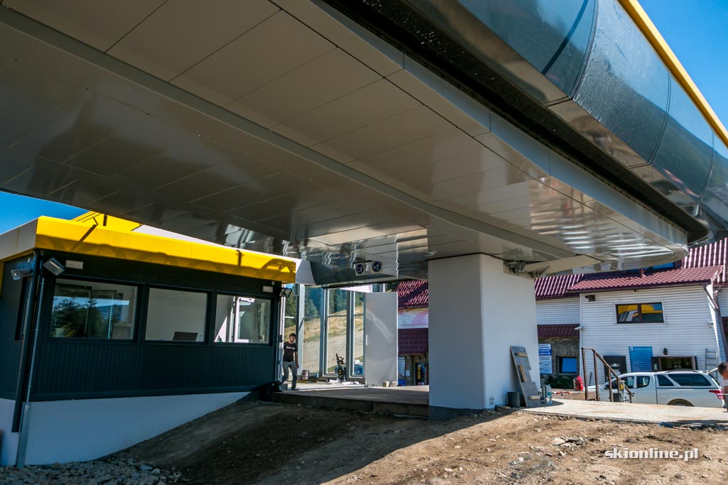 Galeria: COS Szczyrk - budowa nowej 4-os. kolei (sier 2017)