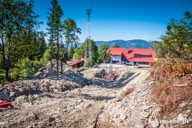 Galeria: Szczyrk Skrzyczne - budowa krzesła 7.09.2013