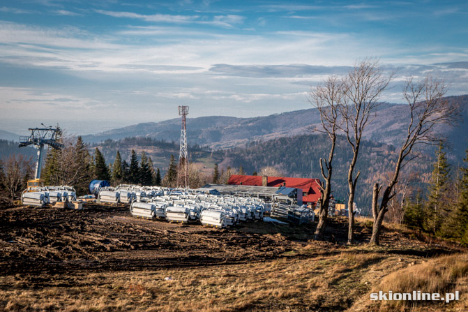 Galeria: Szczyrk Skrzyczne - budowa krzesła 8.11.2013