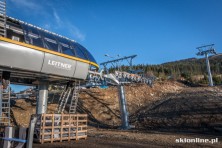 Szczyrk Skrzyczne - budowa krzesła 8.11.2013