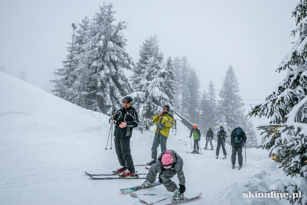 Galeria: Szczyrk SON Golgota warunki narciarskie 1.01.2015