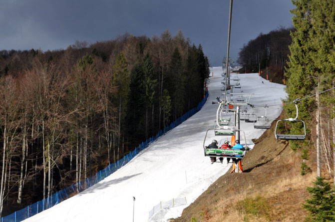 Galeria: Dwie Doliny - warunki narciarskie styczeń 2014