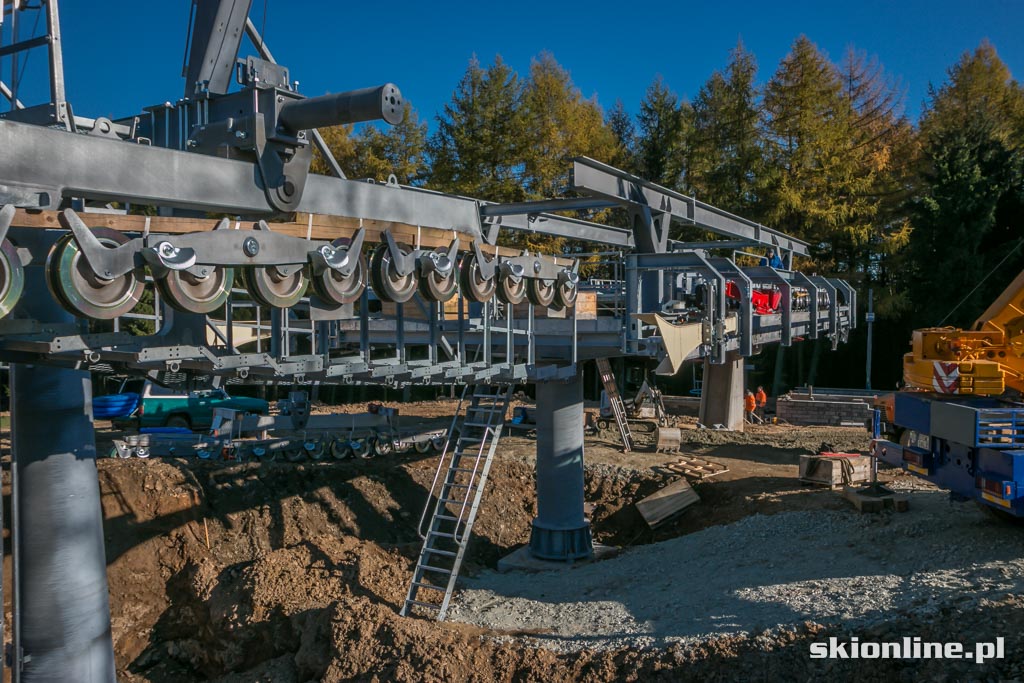 Galeria: Zieleniec budowa kolei Skyway Express